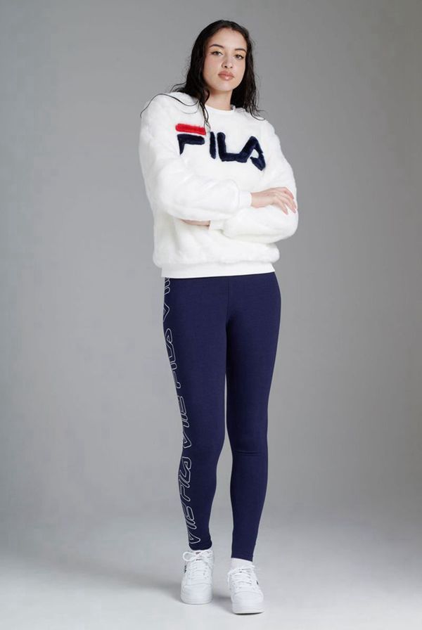 Sudaderas Fila Mujer Blancas - Emmeline Fur Crew Neck - España 462851ABH